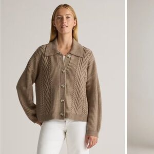 Quince Merino Wool Cardigan Sweater